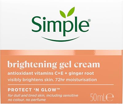 Simple Protect 'N' Glow Brightening Gel Cream 50 ml - Vitamin C & E