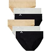 Balanced Tech Moisture Wicking Underwear for Women, Seamless Workout Hipster Brief Bikini Panties