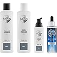 Nioxin System Kit 2, Cleanse, Condition, & Treat the Scalp for Thicker & Stronger Hair, 3 Month Supply + Night Density Rescue, Overnight Leave-in Antioxidant Serum for Hair Density and Thickness