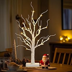 PABIPABI Lighted Birch Tree, 22'' Christmas Tree