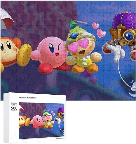 Amazon 星のカービィ 漫画 ジグソーパズル 木製500ピース キャラクター パズル 減圧 レジャー 萌えグッズ プレゼント グッズ 子供 大人 初心者向け 生日プレゼント アートフレーム ポスター オンライン通販