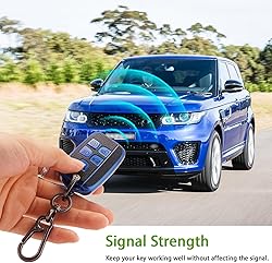 EKALA for Key Fob Cover with Keychain, 5 Buttons