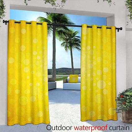 Amazon Com Tim1beve Curtains For Bedroom Yellow Vibrant