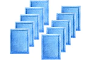 Yonice 10 Pcs Aquarium Filter Cartridge,Compatible for AquaTech 20-40/30-60 Power Filters,Replacement for AquaTech EZ-Change #3