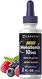 Carlyle Melatonin 10mg | 2 fl oz Liquid Drops