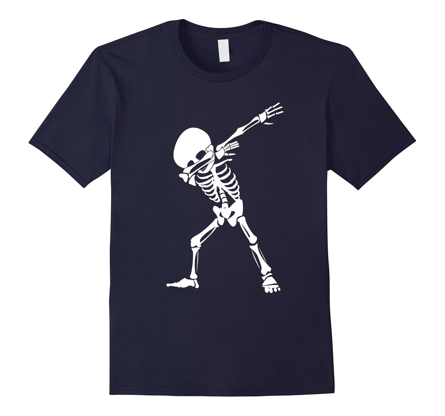 Dabbing Skeleton Shirt - Funny Halloween Dab Skull T-Shirt-ANZ