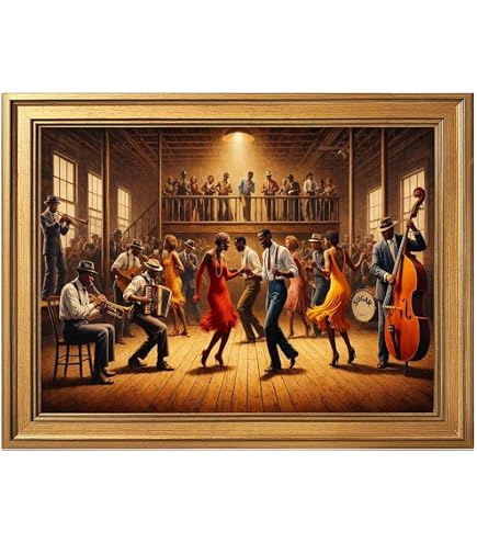 Amazon.com: Highlights of The Jazz Story in The USA - Music Art