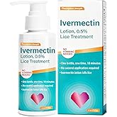 OKARZY Ivermectin 0.5% Lice Treatment Lotion, 4 oz, No Combing Step Needed