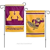 Wincraft NCAA Minnesota Golden Gophers 12x18 Garden Style 2 Sided Flag, One Size, Team Color