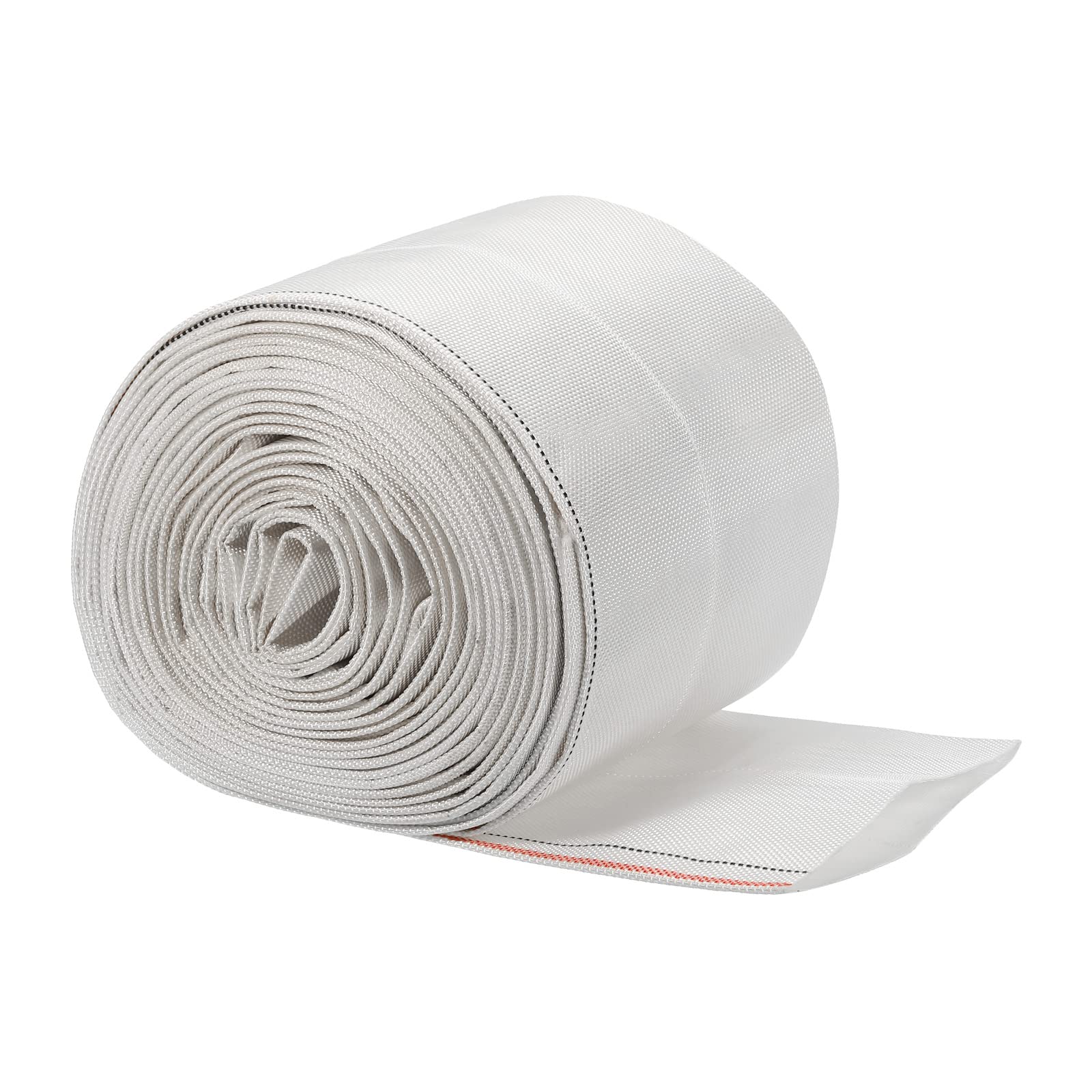 Photo 1 of PATIKIL 4" ID 49ft Lightweight Backwash Hose Lay Flat Reinforced Discharge PVC Hose 0.8MPa for Swimming Pool