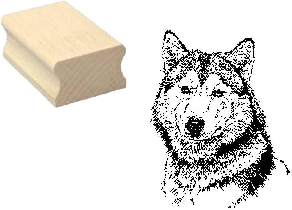 Wooden Stamp Rubber Stamps Wolf Head "Scrapbooking Embossing Craft Zoo Animal Zoo Gothic