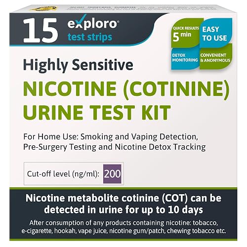 cigarette testing kit Nicotine/Tobacco Test SwabTek Narcotics Detection Test Kit