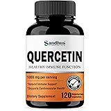 Quercetin 1000mg Per Serving Vegetarian Capsules Bioflavonoids Supports Immune Health & Cardiovascular Health, Respiratory He