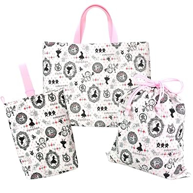 Amazon パルフィーユ ハンドメイド 新学期 3点セット アリス 総柄 Amazon パルフィーユ ハンドメイド 新学期 3点セット アリス 総柄