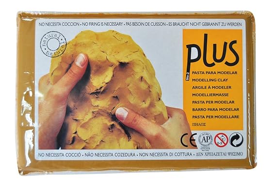SiO2 Plus Ton, Selbsthärtend, 1 kg Clay – Ocker