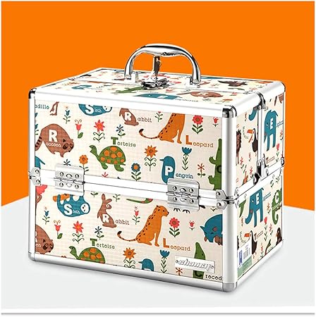 Yxyld Erste Hilfe Box Medizinbox Medicine Chest Cartoon Hausapotheke Erste Hilfe Kasten Fur Zu Hause Hochwertige Aluminiumlegierung 3 Schichten Und 5 Gitter B Amazon De Kuche Haushalt