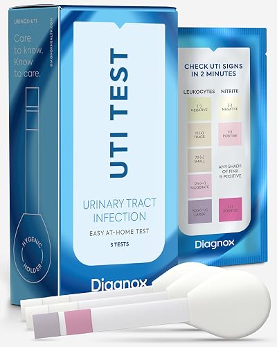 Diagnox Health UTI Test Strips - High Precision Home Testing (3 Pack)