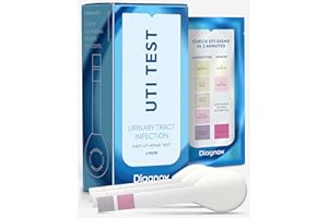 Diagnox Health UTI Test Strips, Early Detecion of Urinary Tract Infections, Quick & Reliable Results in Minutes, Easy To Use 