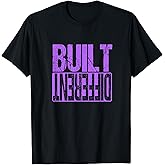 Purple Built Different Purple Color Graphic Purple T-Shirt
