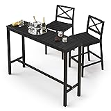 Cozyman Outdoor Bar Height Table and Chairs Set, 3