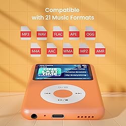 128G Mp3 Player with Bluetooth, 2.4" Portable Mini