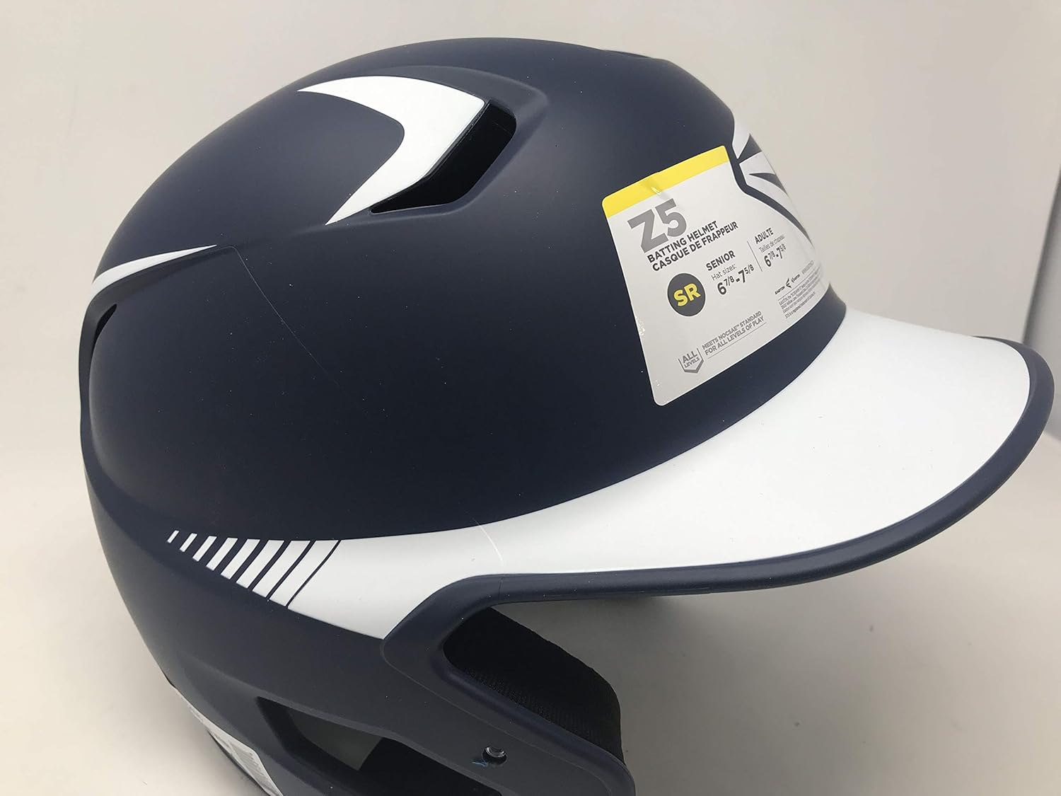 Casque De Frappe Easton Natural 2 Tons - Blanc/violet - Senior Taille 6 7/8 à 7 5/8 - Softball