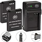 BM Premium 2 EN-EL12 Batteries and Charger for Nikon Coolpix A1000 B600 W300 A900 AW100 AW110 AW120 AW130 S6300 S8100…
