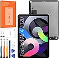 Screen for iPad Air 4 4th Gen Tablet Screen Replacement for iPad Air 4 2020 10.9 Inches LCD Screen A2324,A2072,A2325,A2316 Touch Display Digitizer Assembly Repair Parts(Black No Frame)