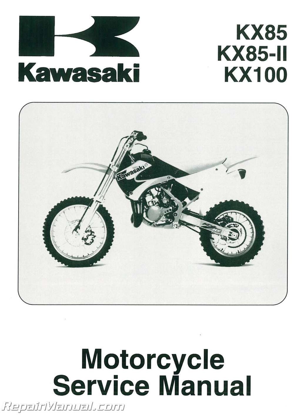 99924-1265-11 2001-2011 Kawasaki KX85 KX100 Motorcycle Service Manual:  Manufacturer: Amazon.com: Books