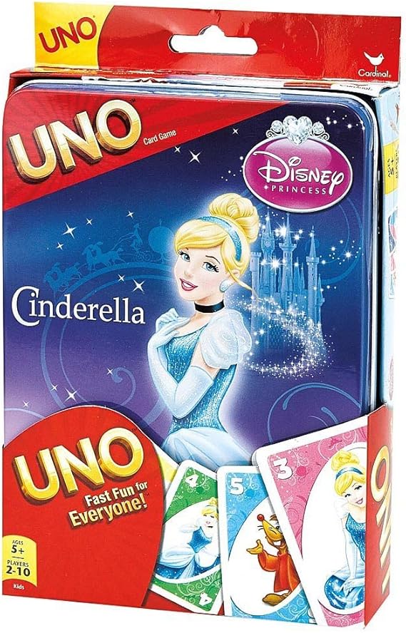 ディズニープリンセス シンデレラ ティンボックス入りuno86 ウノ カードゲーム おもちゃ 輸入 インポート グッズ カードゲーム トランプ おもちゃ Amazon