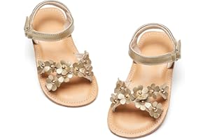 GINFIVE Toddler Girls Sandals Little Girls Kids Summer Shoes Toddler Sandals