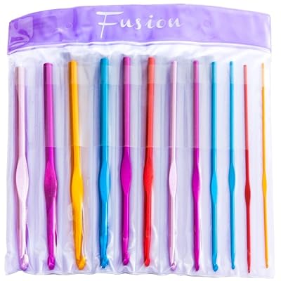 Conjunto de 12 agulhas multicoloridas de ganchos de Angola Ubuy