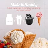 Andrew James 1.5L Ice Cream Gelato Sorbet Machine Home Black 20 Mins view 7
