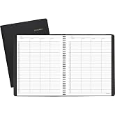 AT-A-GLANCE 8031005 Four-Person Group Undated Daily Appointment Book, 8 1/2 x 10 7/8, White