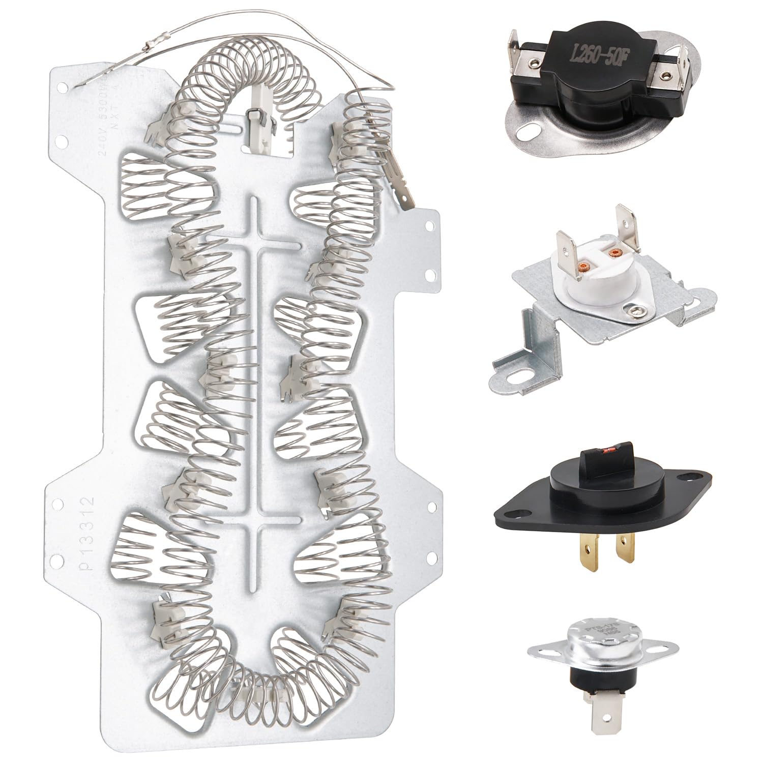 Photo 1 of ***VERY USED*** Dryer Heating Element Kit Fit for Samsung DV448AEP/XAA DV448AEW/XAA DV456ETHDSU/AA DV456EWHDSU/AA DV456EWHDWR/AA DV45H7000EP/A3 DV45H7000EW/A2 DV45H7200EW/A2 DV410AER/XAA DV410AEW/XAA