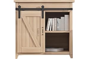 ZEKOO 2.5-8FT Customized Style Interior Super Mini Sliding Barn Door Hardware Black Roller Rails Closet Cupboard Storage Cabi