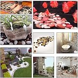 Hisredsun 3.96 lb White Polished Decorative Stones 2-3.5 cm Pebbles view 6