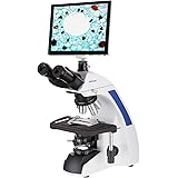 AmScope T720-TP 40X-1000X Plan Infinity Laboratory Trinocular Compound Microscope with LCD Touch Pad Screen