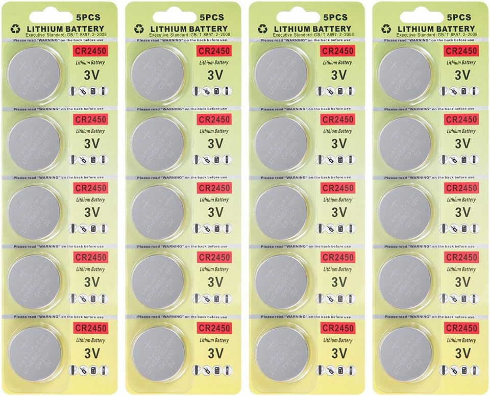Fortune 25 Pack CR2450 Battery 3v Lithium CR 2450, Silver, CR2450(25pcs) - Image 5