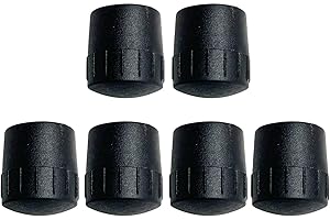 TTETTZ 6 Stand Base Rubber Foot Pads for Stability, for Tube Dia 25mm