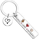 Crizaor Basketball Gymnastics Cheerleader Volleyball Soccer Softball Baseball Team Keychain Player Coach Gifts Cheer