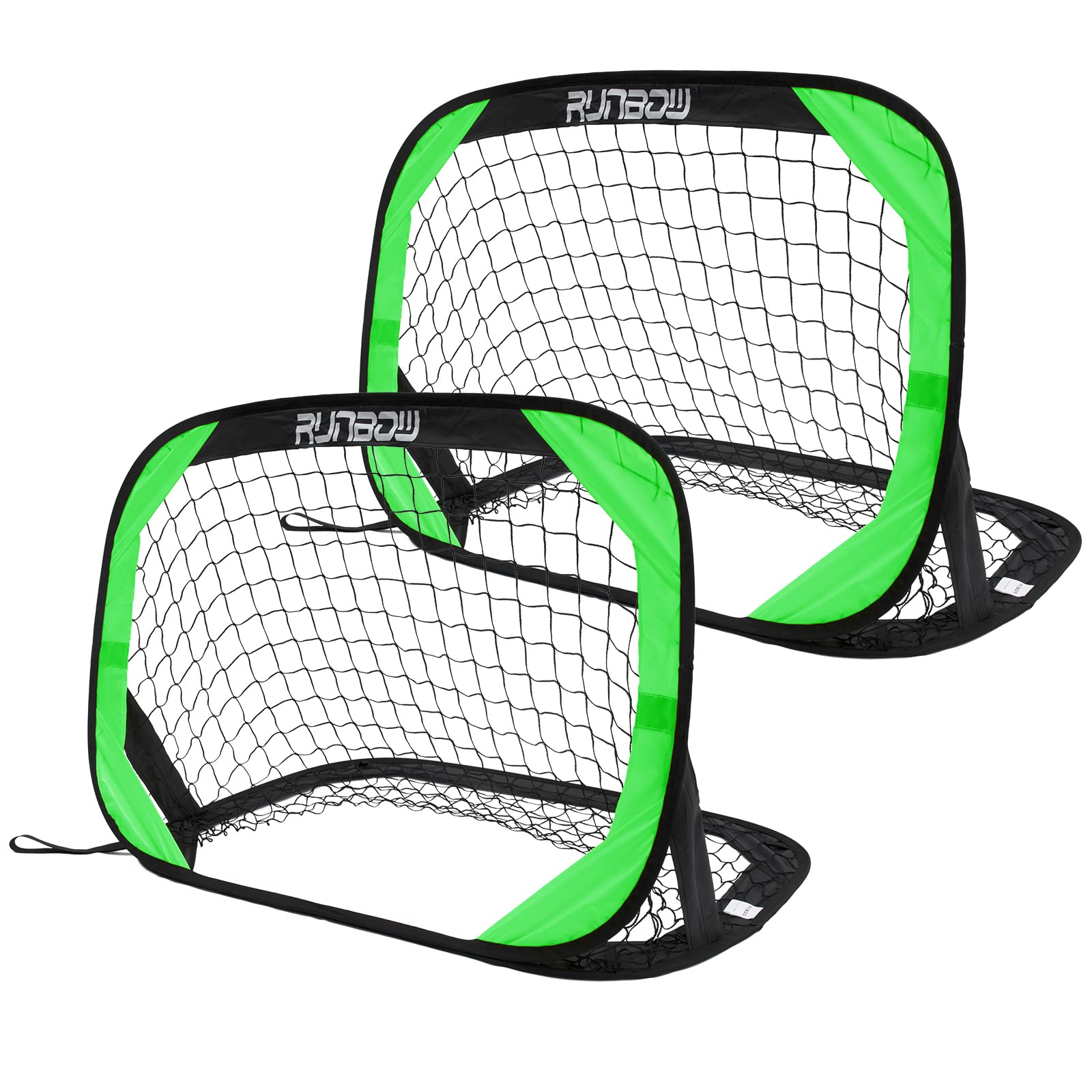 Photo 1 of ***MISSING PARTS***
RUNBOW 3.3x2.2ft Pop Up Portable Soccer Goal for Kids Children's Soccer Net Outdoor Fun in Backyard and Beach?3.3x2.2ft, Green?2 Pack?