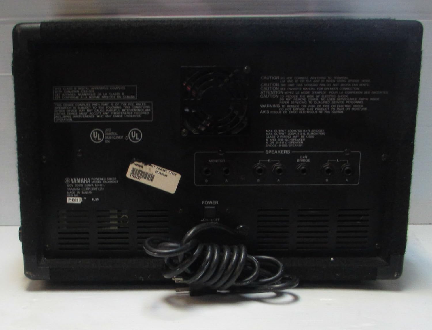 Amazon.com: Yamaha EMX860ST Eight Channel Powered Mixer: Musical Instruments