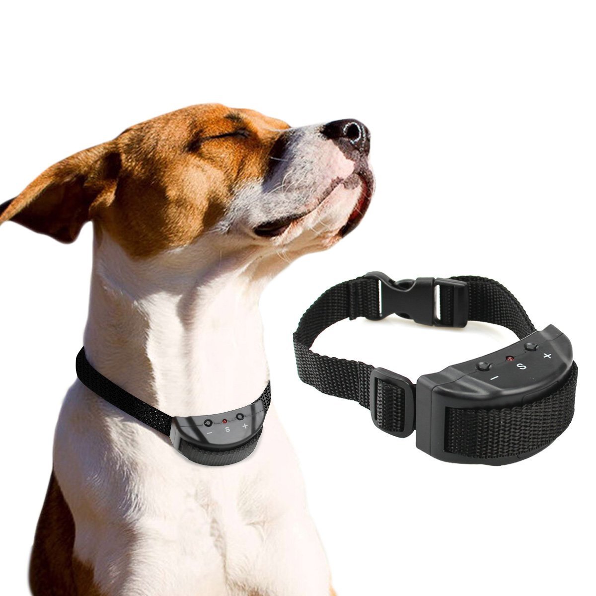 Bark Control Collar For Most Of Pet Dogs Anti Bark Collar No Harm Warning Beep and Vibration