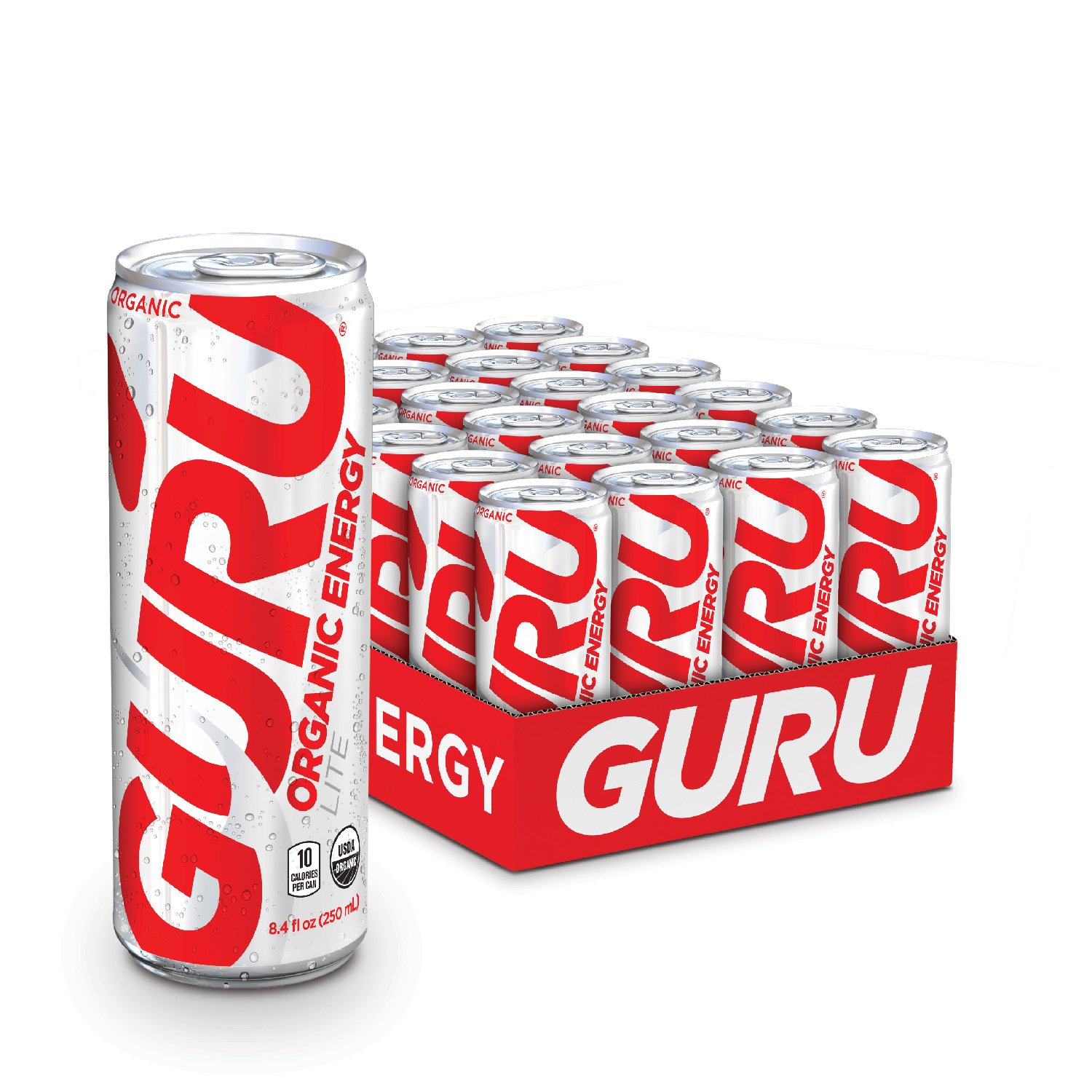 GURU Organic Energy Water, Sugar Free, Zero Calorie