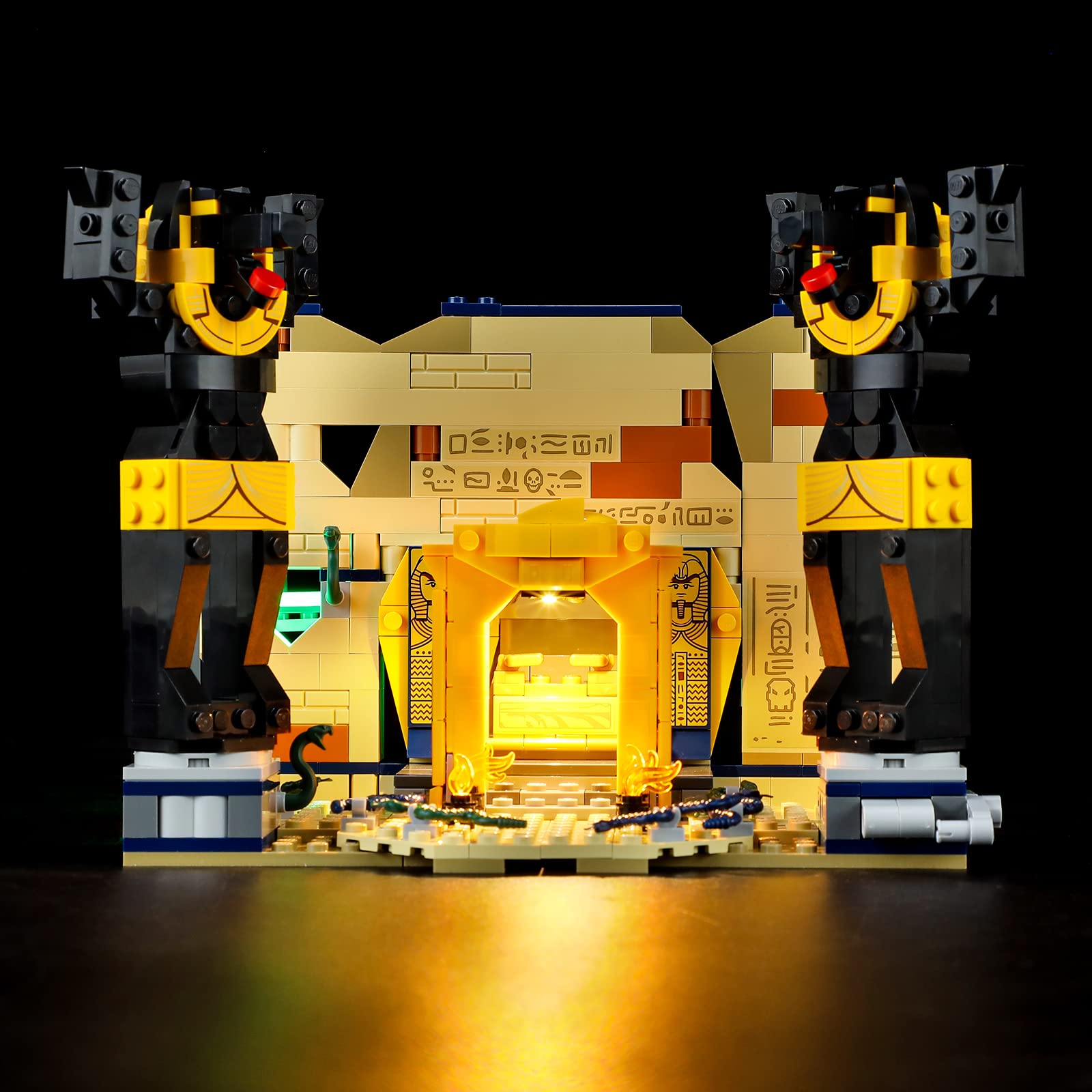 MENZAVA LED Light Set Compatible with LEGO 77013 Escape from the Lost Tomb Indiana Jones Building Blocks Model - Model Set NOT Included