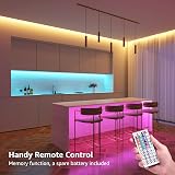 Lepro 10M RGB LED Strip Lights with Remote 2x5M 300 LEDs Dimmable view 4