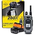Dogtra 280X 2-Dogs E-Collar with Remote [New Edition] 10 lbs+, 1/2 Mile Range, LED Light, 100 Levels of Control for Stubborn Dogs, Waterproof, Boost for Quick Recall, Vibration, Safety Lock & Tone