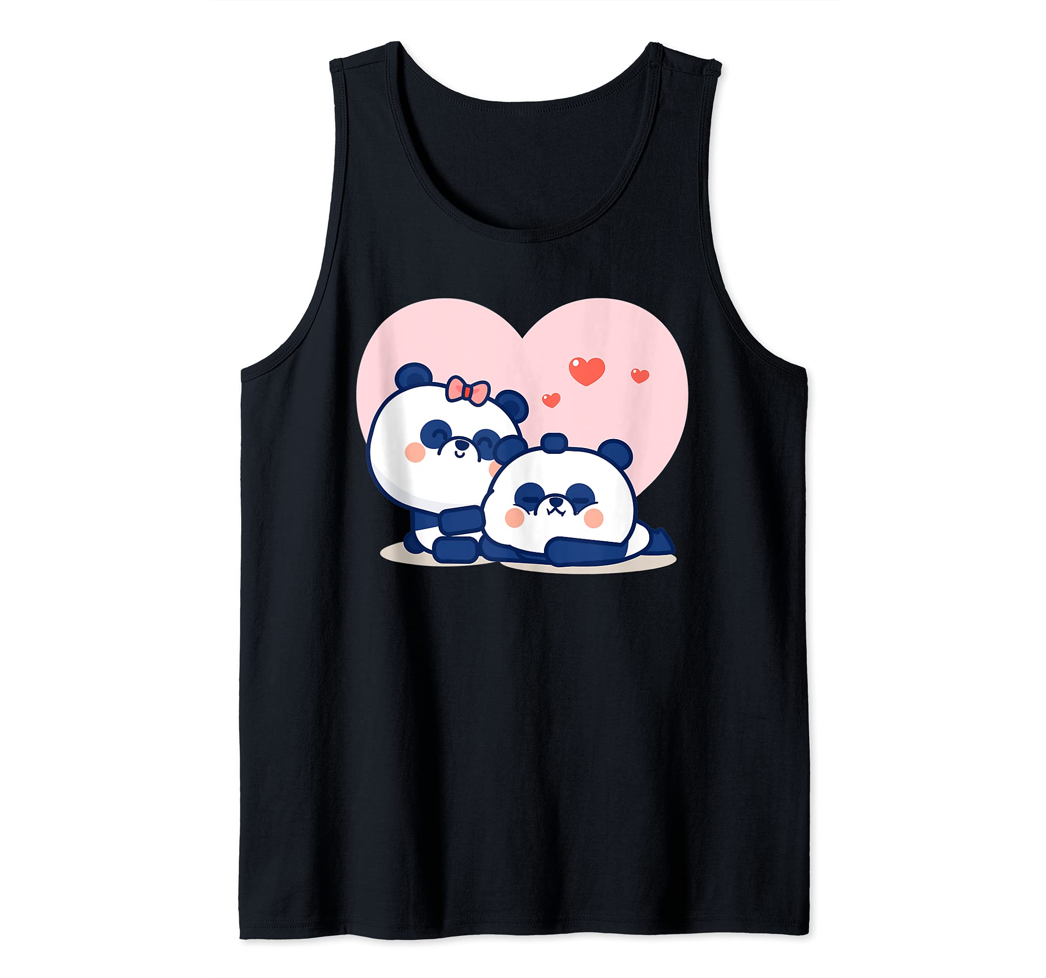Kawaii Panda bears Tank Top