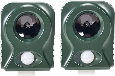 Pestbye Battery Operated Cat Repellent V2 Set of 2 Ultrasonic Scarers